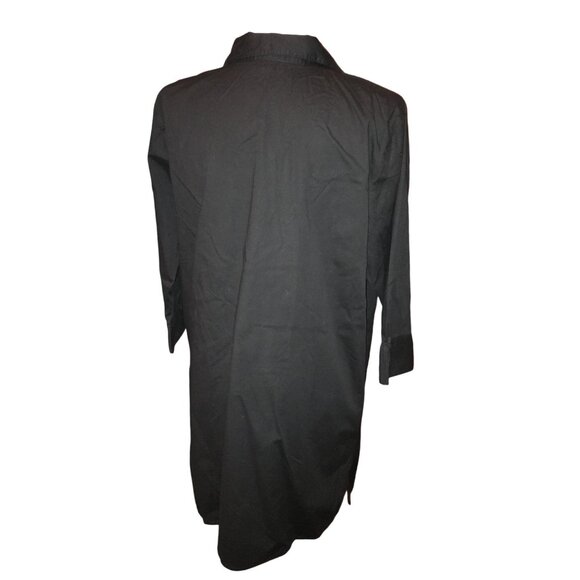 Old Navy Womens Black Button-Up Shirt Dress Size XL - Picture 5 of 6